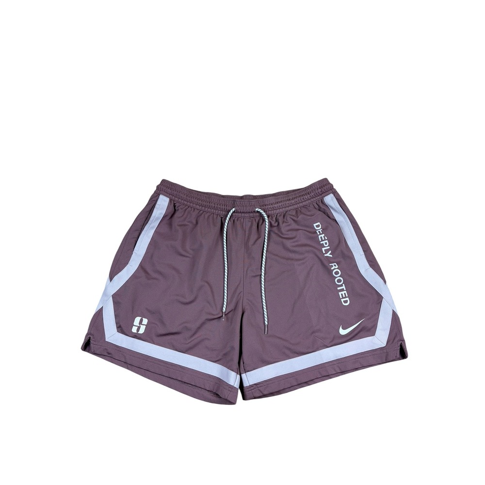Nike EYBL Deeply Rooted Basketball Shorts Mauve Purple Dri-FIT Mens XL Mesh